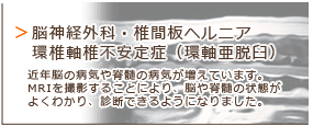 脳神経外科・椎間板ヘルニア